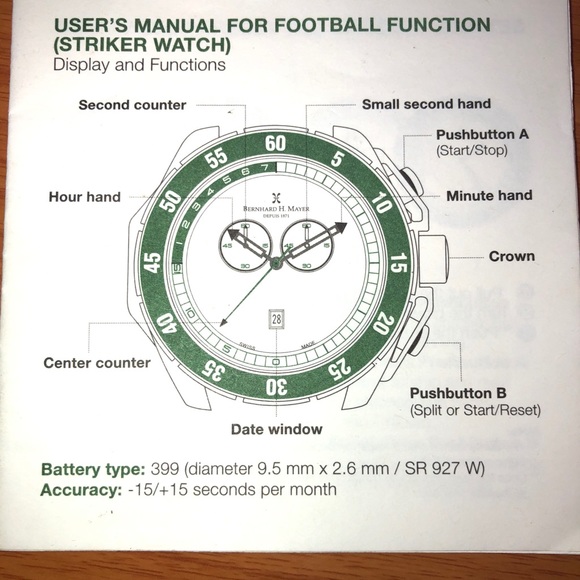 Bernhard H. Mayer Stainless Steel Striker watch - Picture 14 of 14